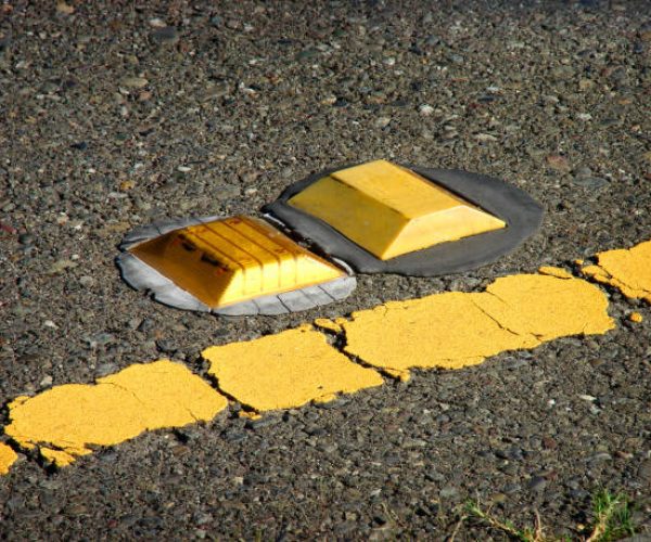 reflective road stud
