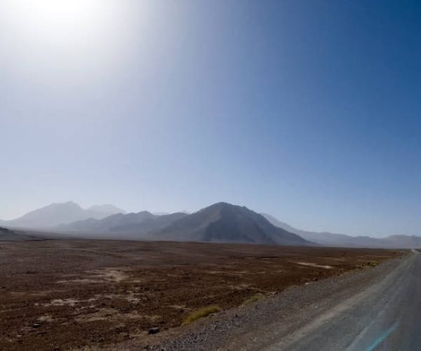 mountain and country road